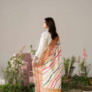 White Farsy Dress