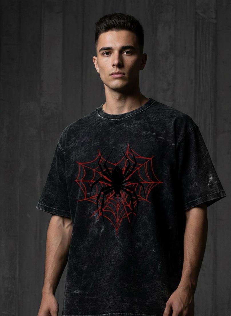 Premium Acid Wash Drop Shoulder TShirt