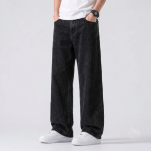 Semi Baggy Cargo Denim Pant