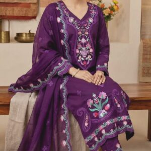 Embroidery Readymade Three Piece