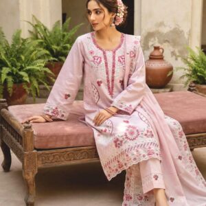 Embroidery Readymade Three Piece